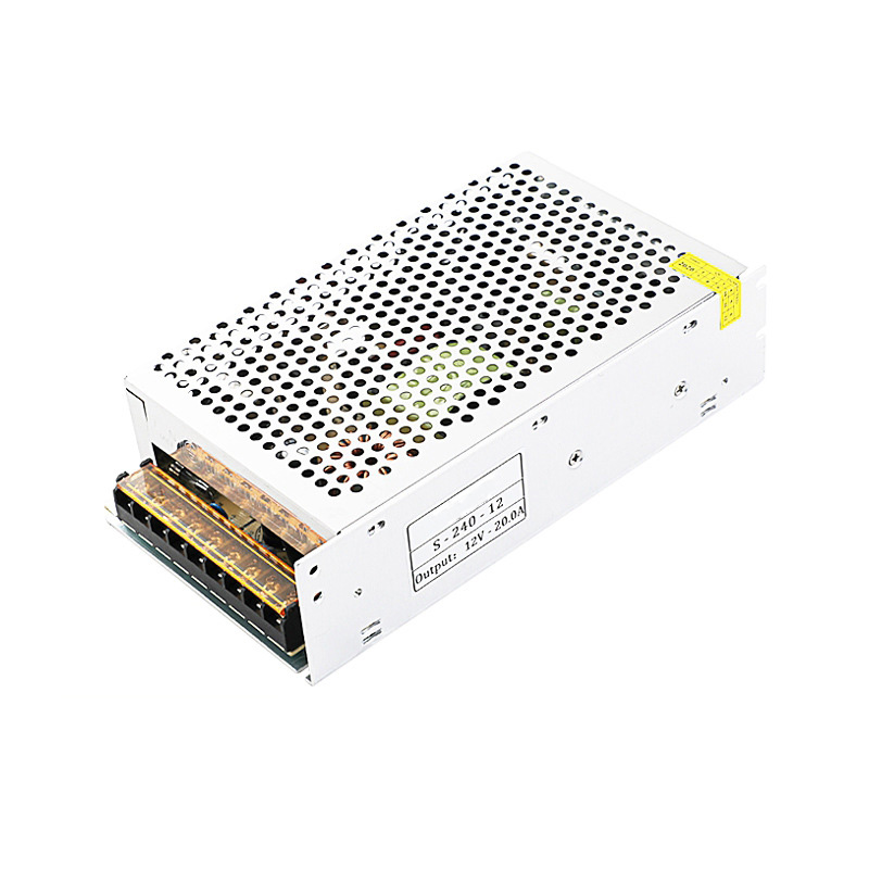 240W 20A 18CH DC12V Output Switch Mode CCTV Distribution Box Portable Power Supply For IR Camera Monitoring Equipment LED Tape Lights 240W 20A 18CH DC12V Output Switch Mode CCTV Distribution Box Portable Power Supply For IR Camera Monitoring Equipment LED Tape Lights